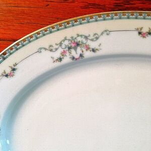 Noritake Lincoln Pattern Oval Platter 10.5" X 8.75" Beautiful